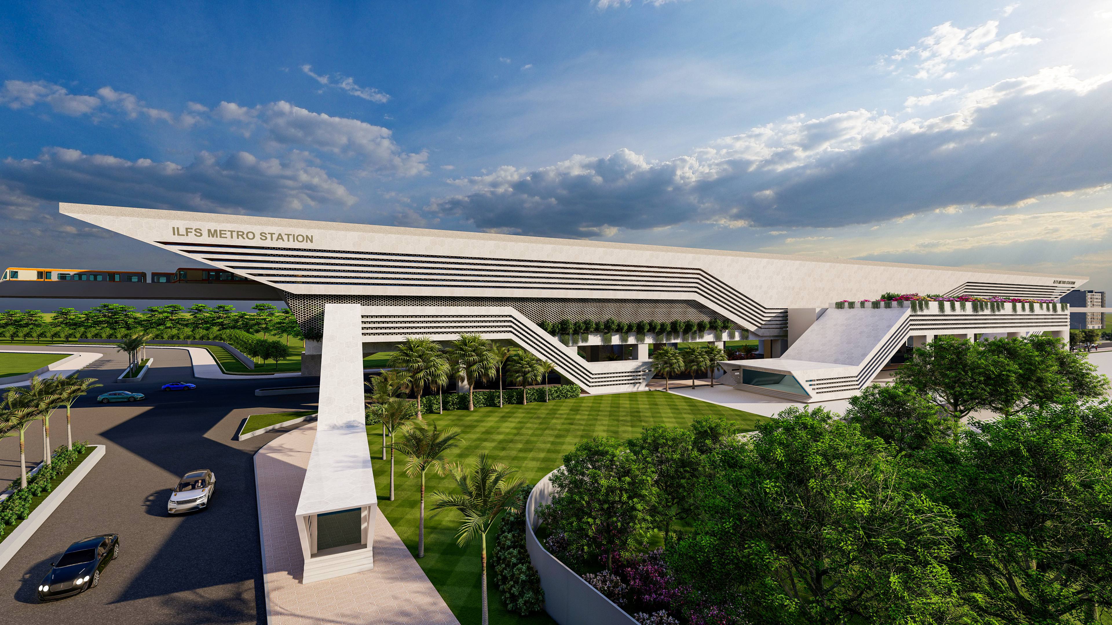 IL&FS Metro Station — view 3